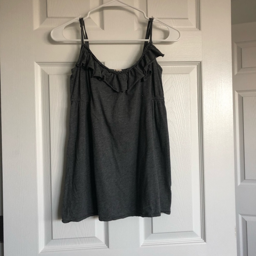 J. Crew Grey Cotton Cami